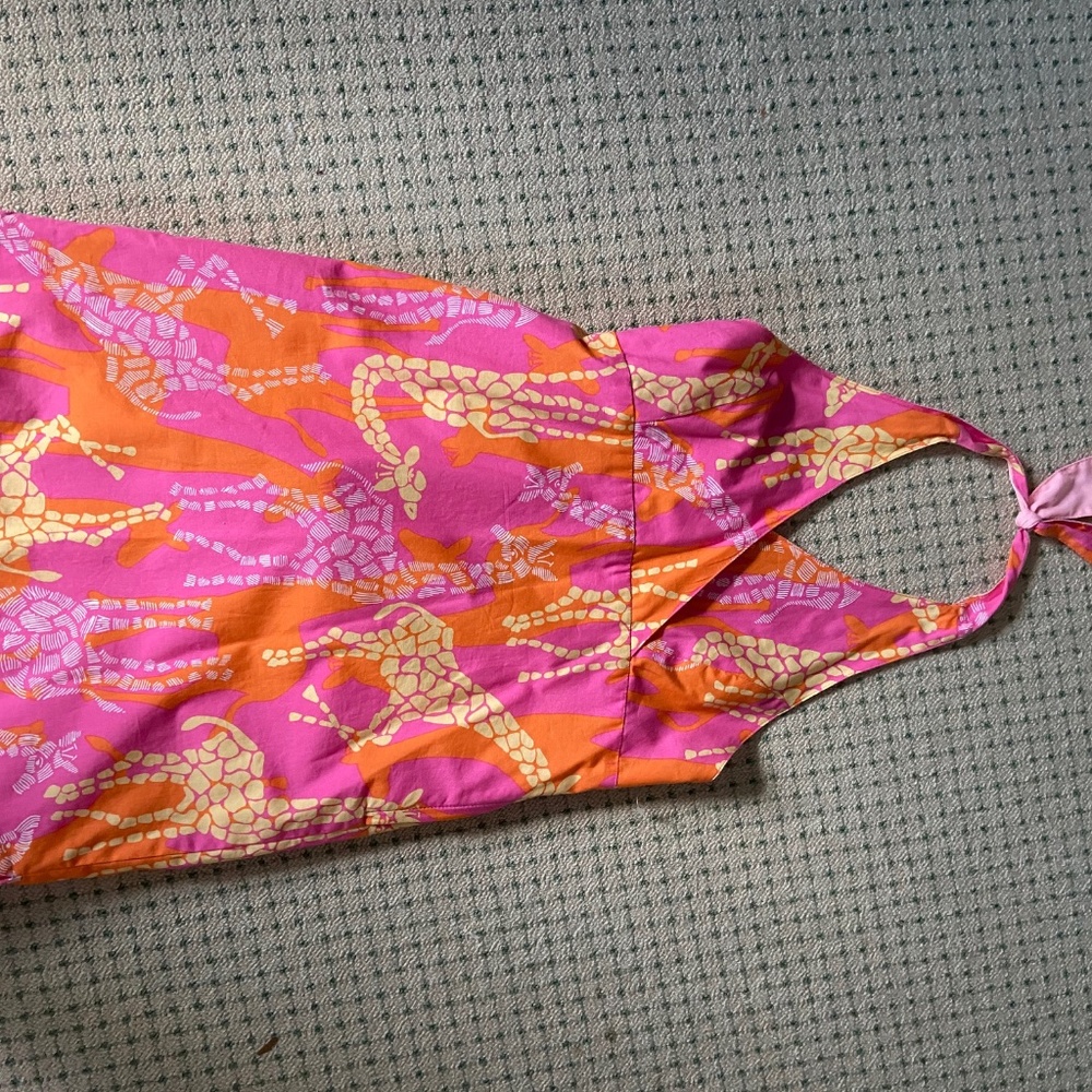 Lily Pulitzer Girls Halter Dress, Size 14